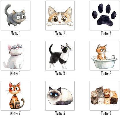 Lustige Katzen Bügelbilder