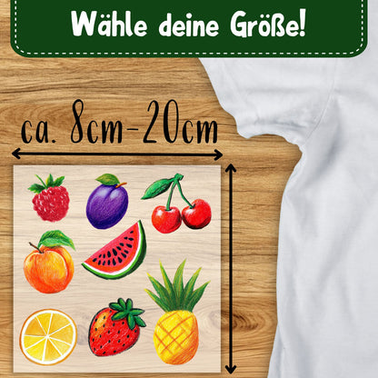 Sommerfrüchte Mix Bügelbild