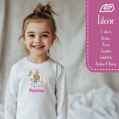 Prinzessin Bügelbilder 2er Set