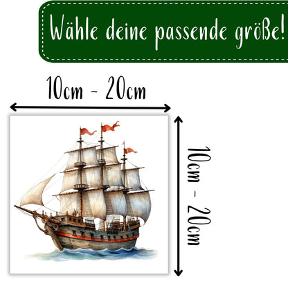 Piraten Bügelbilder