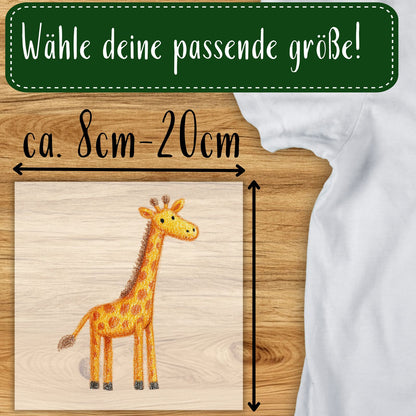 Bügelbild Süße Giraffe