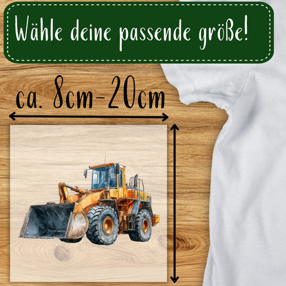 Bügelbild Radlader