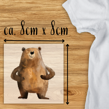 Süßer Bär Bügelbild