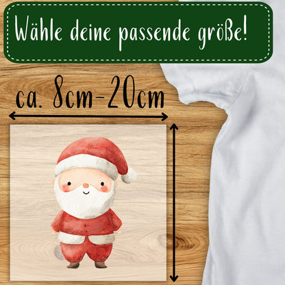 Weihnachtsmann Bügelbild PNG
