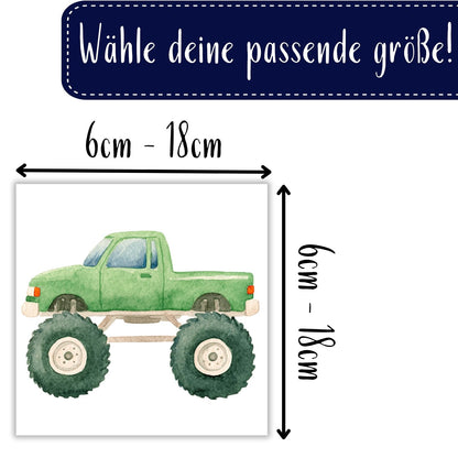 Süße Fahrzeuge Bügelbilder