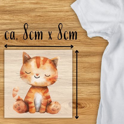 Süße Katze Bügelbild