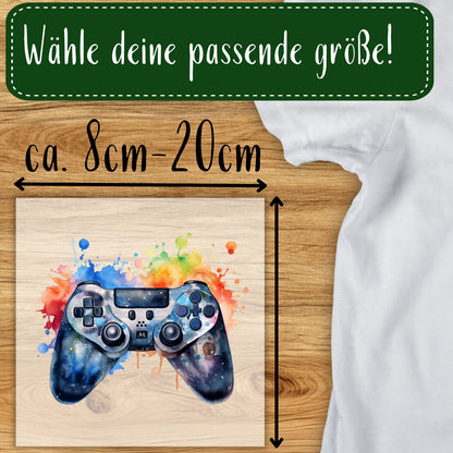 Gaming Controller Bügelbild