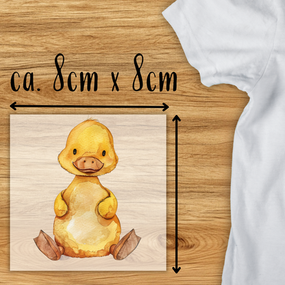 Süße Ente Bügelbild