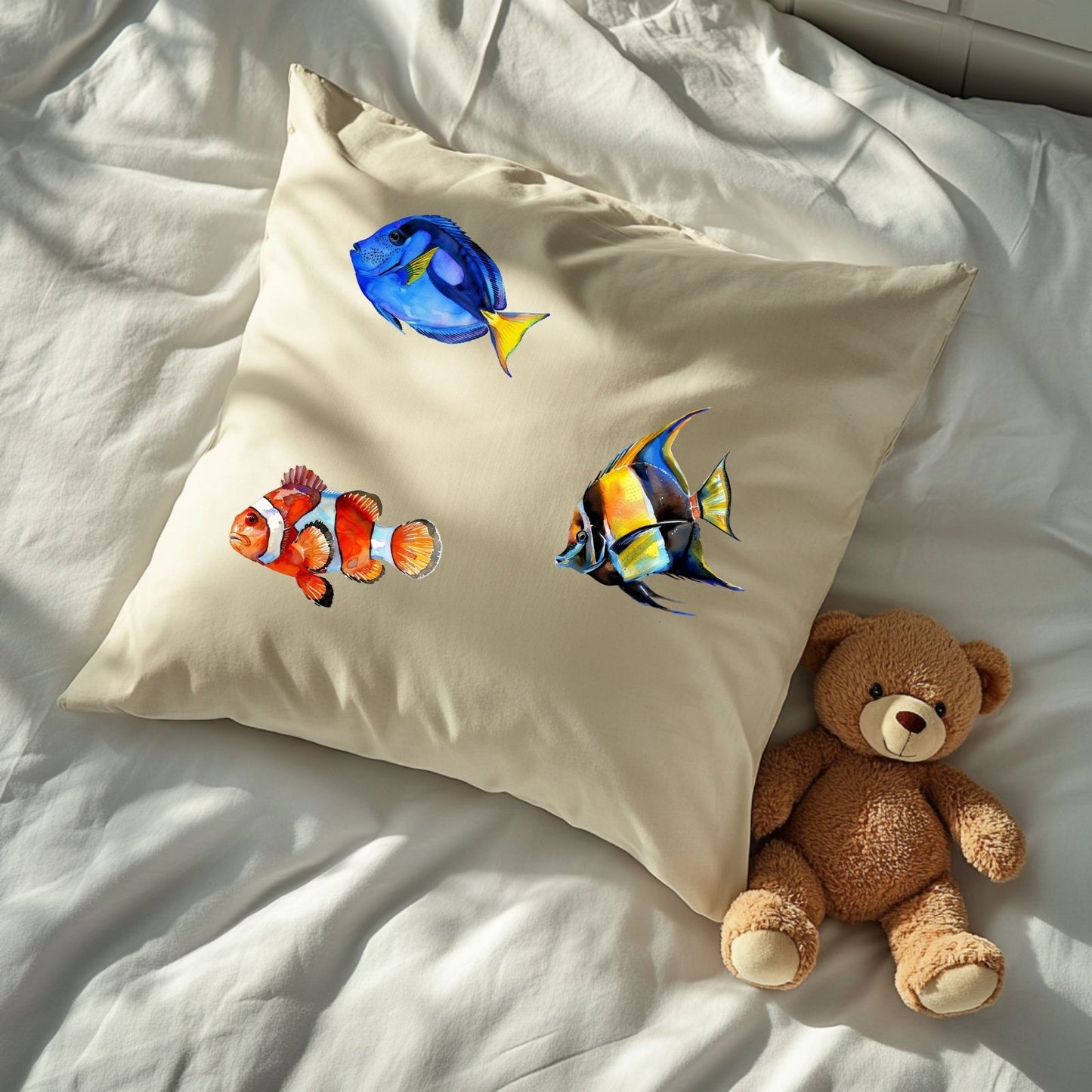 9 Tropische Fische Bügelbilder