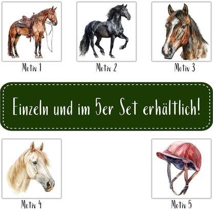 5 Pferdehof Bügelbilder
