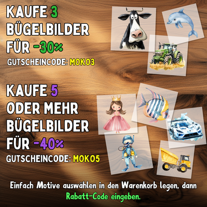 Dein Name Schriftzug zum Aufbügeln