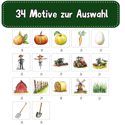 Lustige Farm Bügelbilder