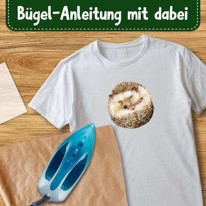 Igel am Schlafen Bügelbild