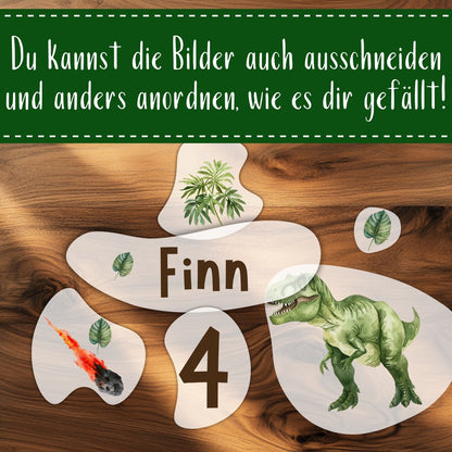 Dinosaurier Spaß Bügelbilder
