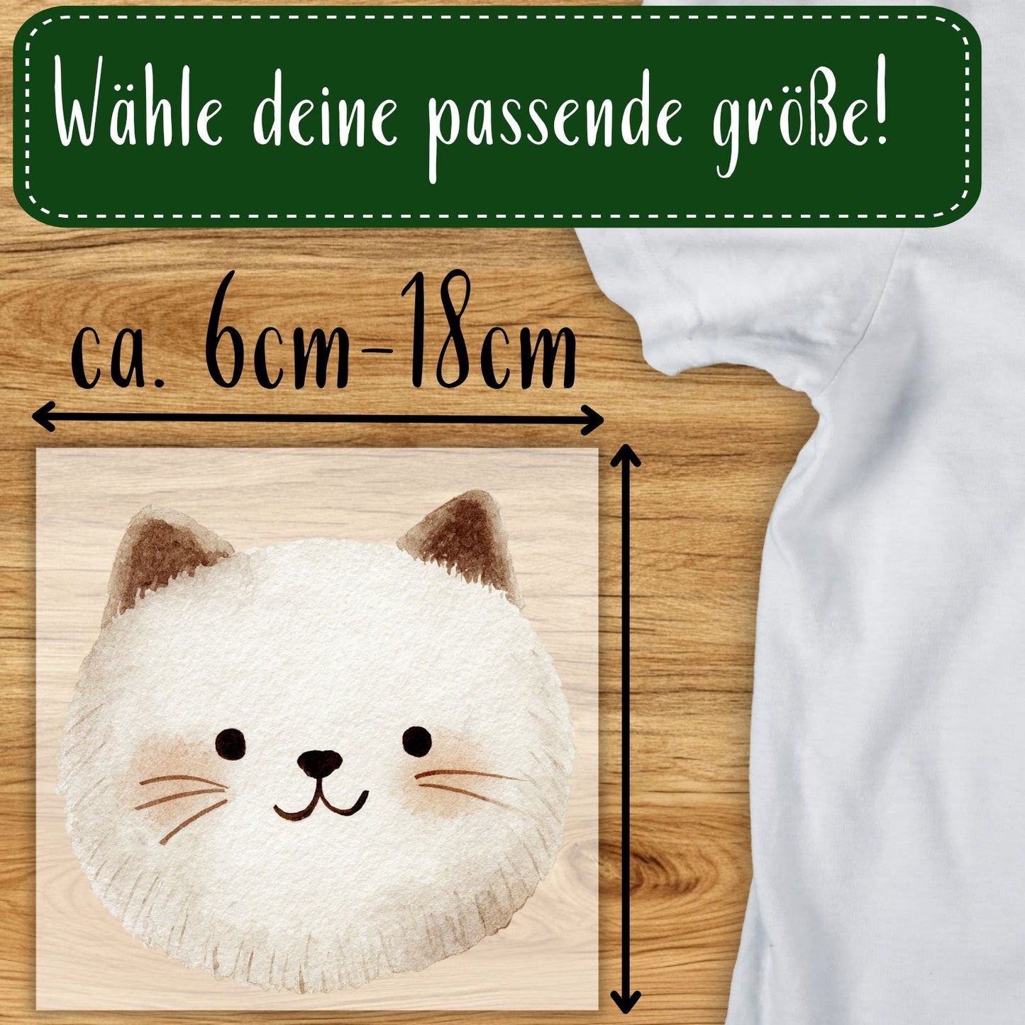 Süße Tiere Bügelbild 24 Motive