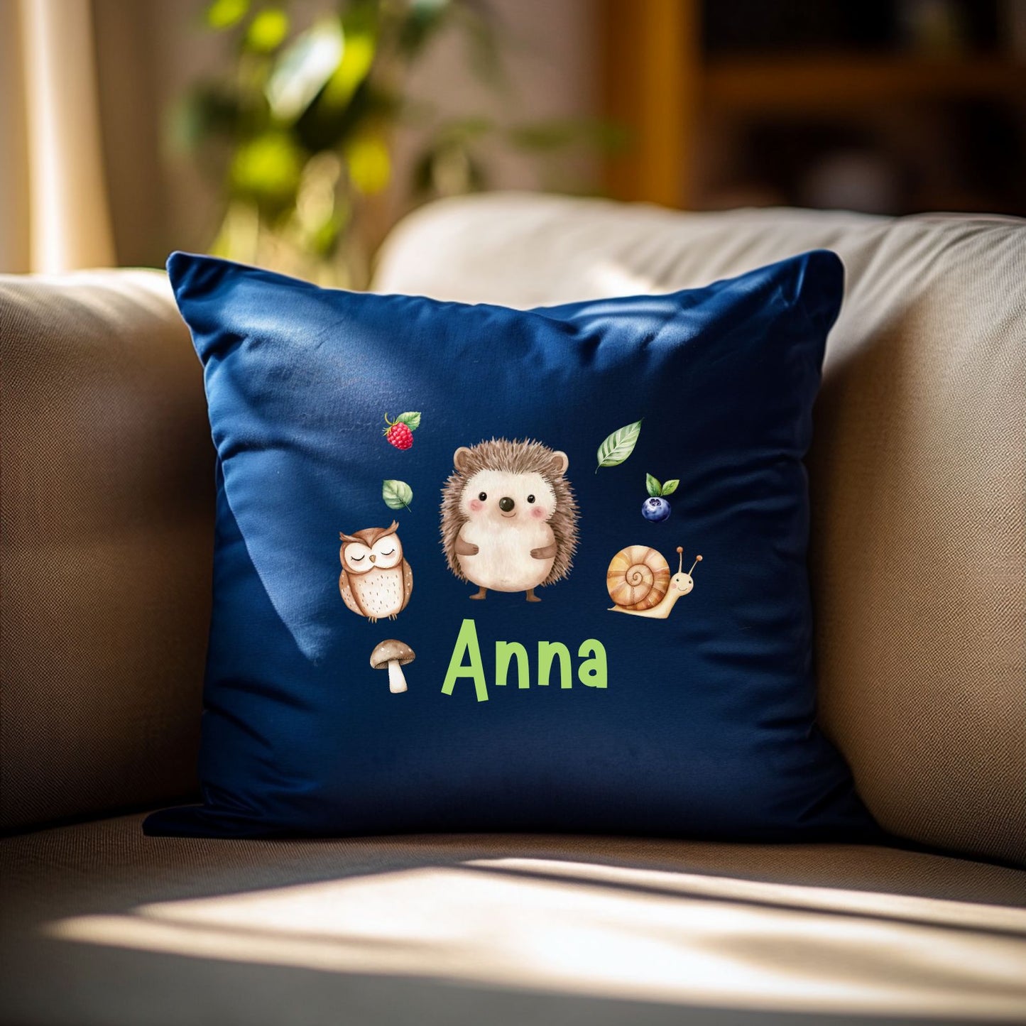 Personalisiertes Waldtier Bügelbild
