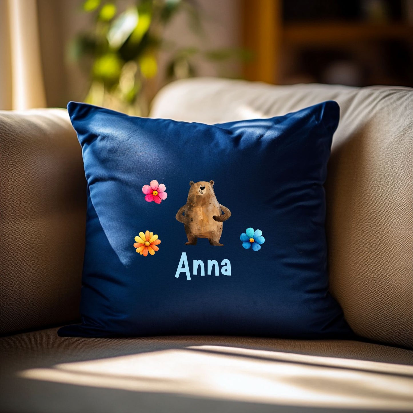 Personalisiertes Bär Bügelbild