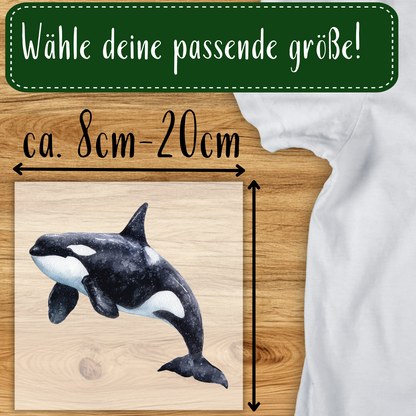 Orca Bügelbild