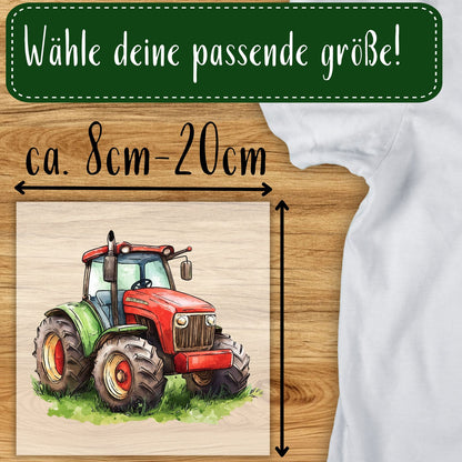 Traktor Bügelbild