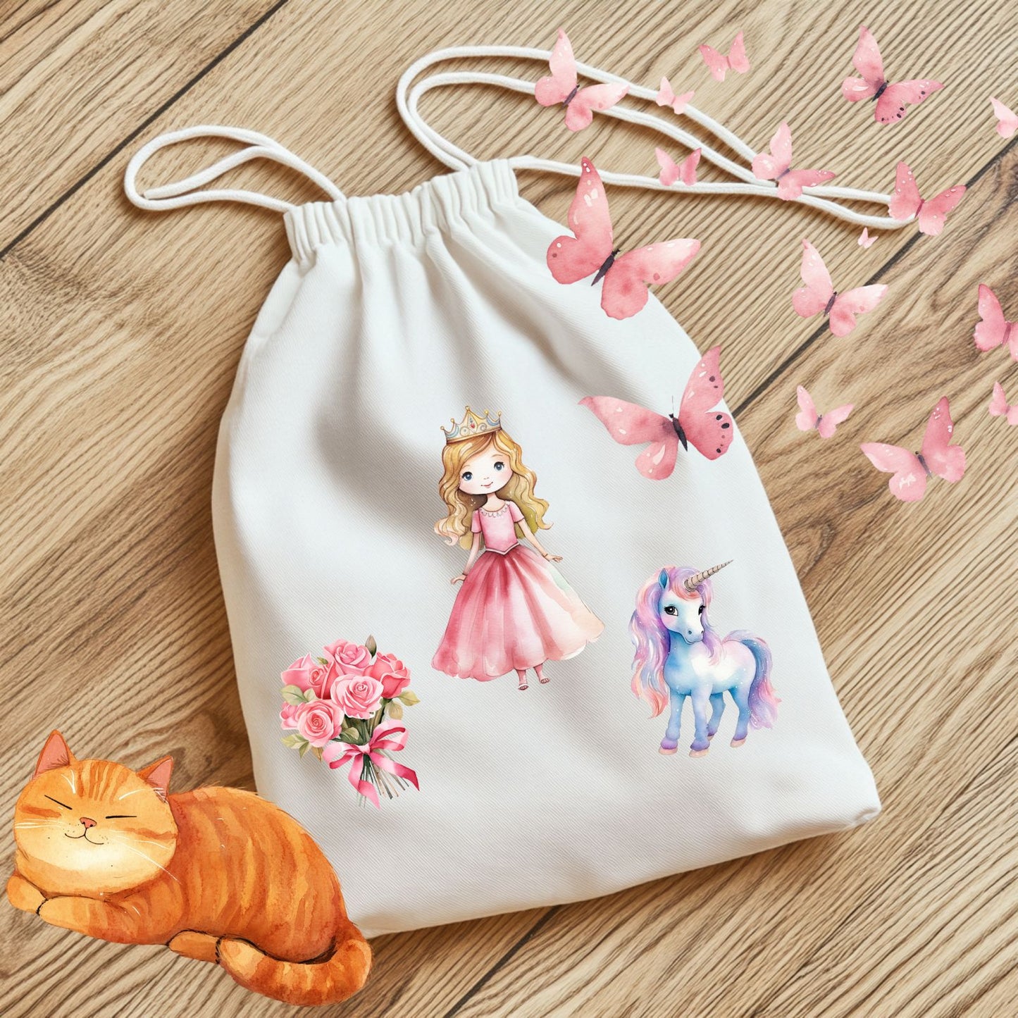 Prinzessin Bügelbilder 2er Set