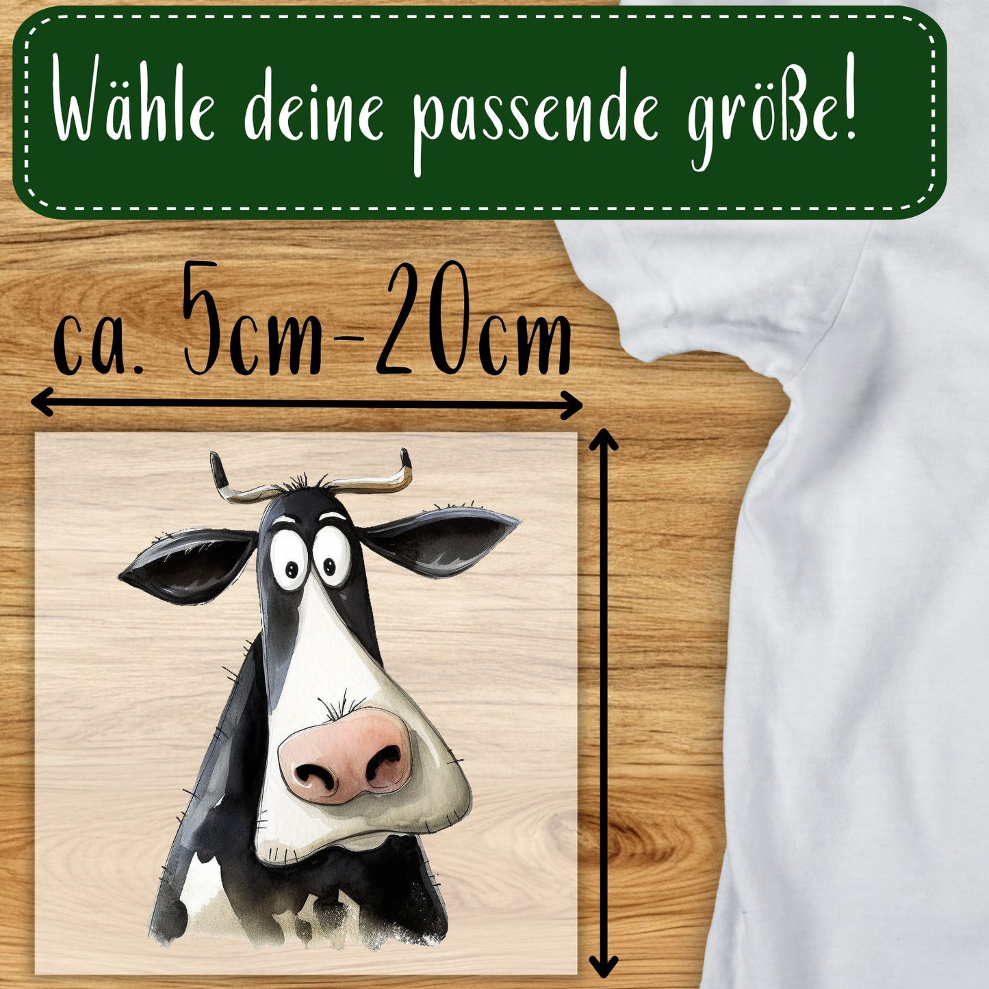 Lustige Farm Bügelbilder