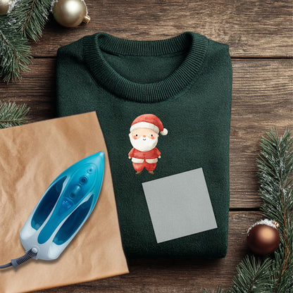 Weihnachtsmann Bügelbild PNG