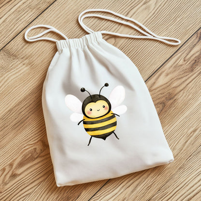 Süße Biene Bügelbild