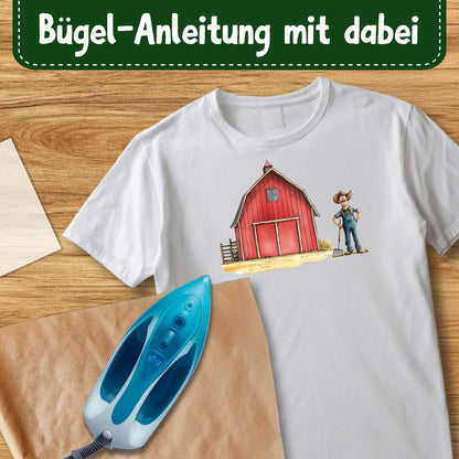 Lustige Farm Bügelbilder