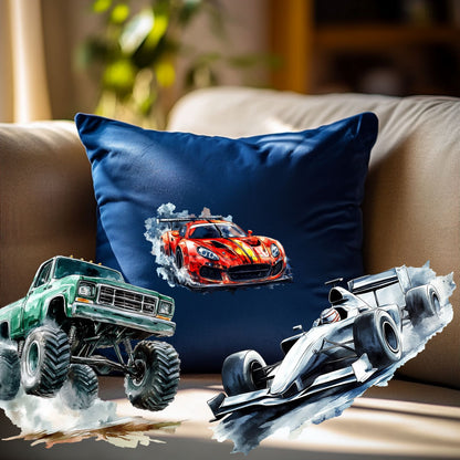 Coole Autos Bügelbilder