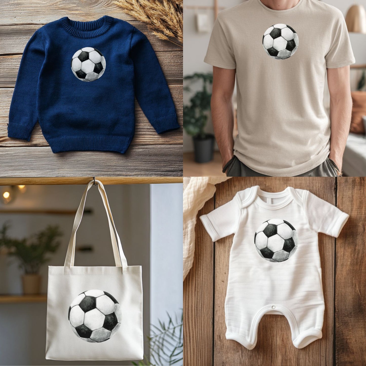 Fußball Bügelbild