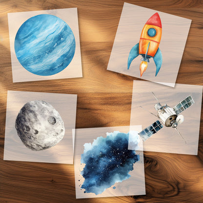 Weltraum Reise Bügelbilder