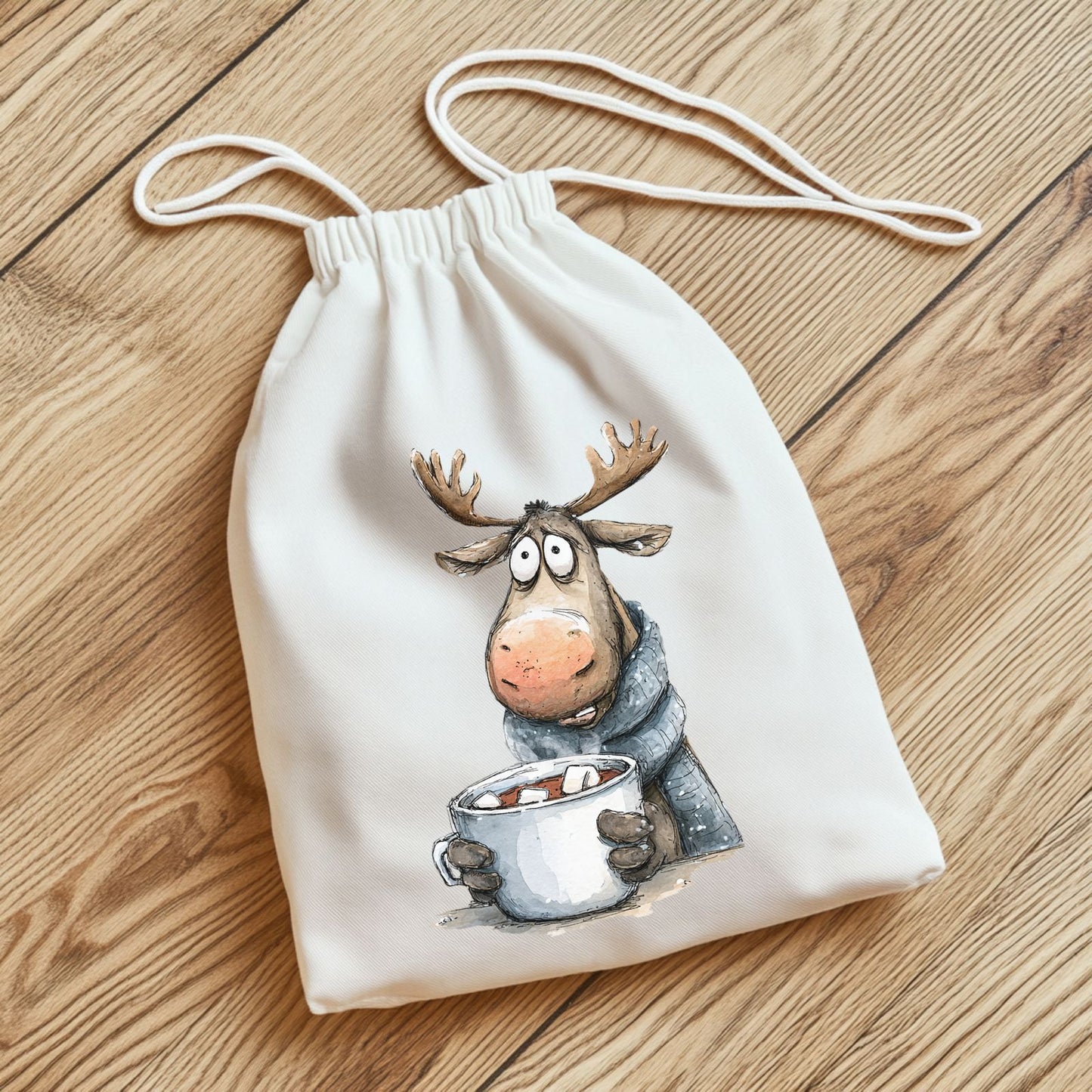 Bügelbild Rentier Weihnachten