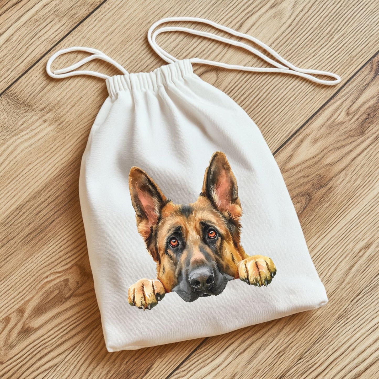 Neugierige Hunde 5 Motive Bügelbild