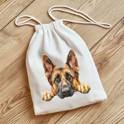 Neugierige Hunde 5 Motive Bügelbild