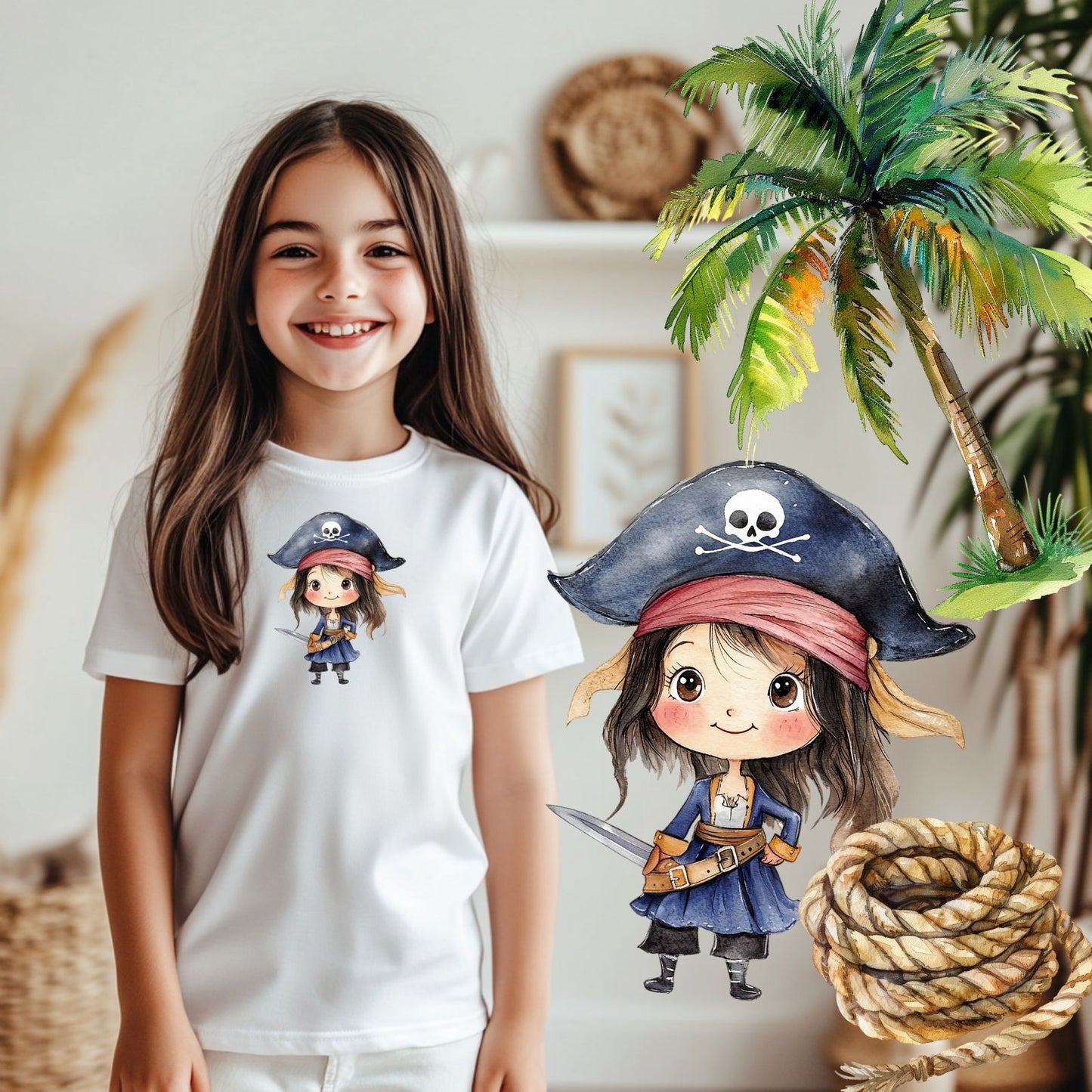 Piratenbucht Bügelbilder 3er Set