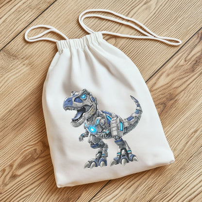 Cooler Roboter T-Rex Bügelbild